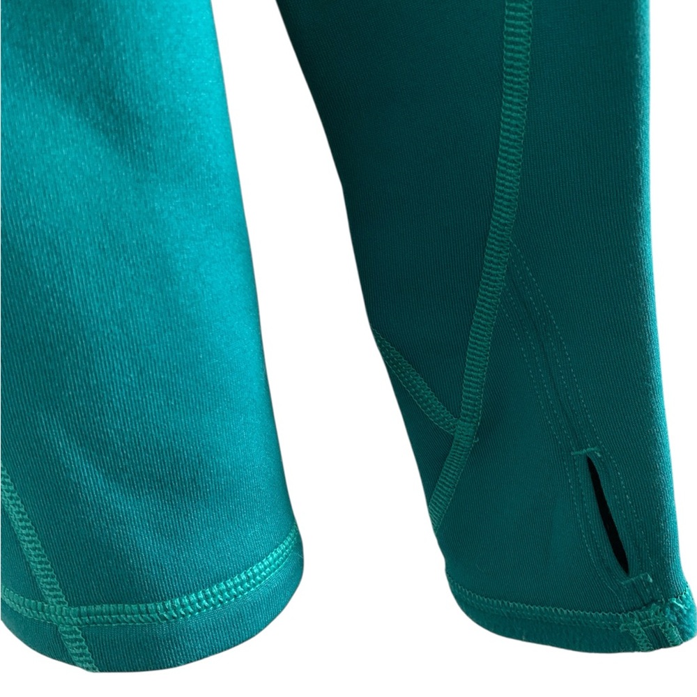 Mountain Hardwear Green Quarter-Zip Pullover with Thumb Holes - Picture 4 of 5